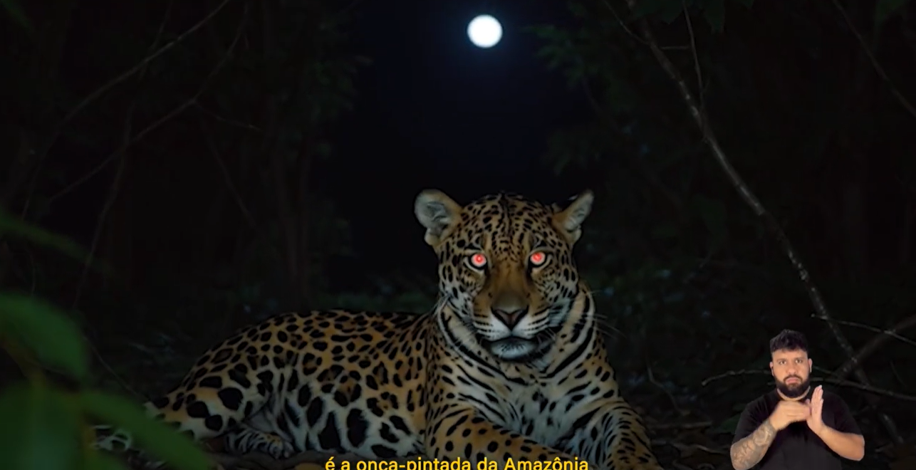 Onça Pintada Audiodescrição